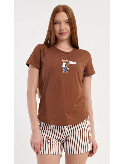 Dámské pyžamo šortky Bear Dámské pyžamo šortky Bear