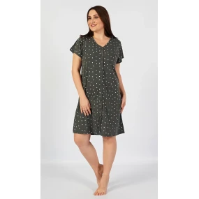 Dámské domácí šaty s krátkým rukávem Daniela Dámské domácí šaty s krátkým rukávem Daniela