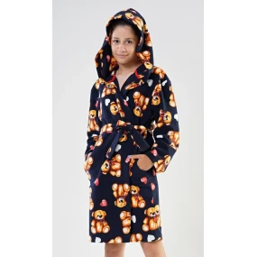 Dětský župan s kapucí Medvídek