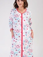 Dámské domácí šaty s tříčtvrtečním rukávem Elen