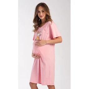 Dámská noční košile mateřská Malá model 20544273 - Vienetta Dámská noční košile mateřská Malá model 20544273 - Vienetta