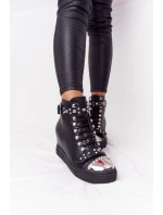 Boty na klínovém podpatku model 189745 Step in style Boty na klínovém podpatku model 189745 Step in style