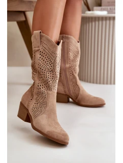 Boty na podpatku  model 199179 Step in style