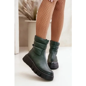 Boty na klínovém podpatku model 199279 Step in style Boty na klínovém podpatku model 199279 Step in style