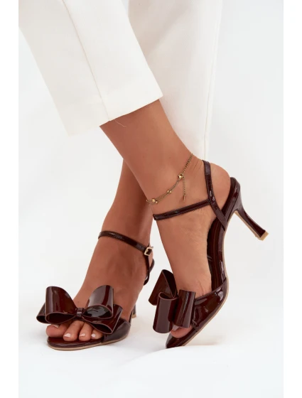 Sandály na podpatku model 222271 Step in style Sandály na podpatku model 222271 Step in style