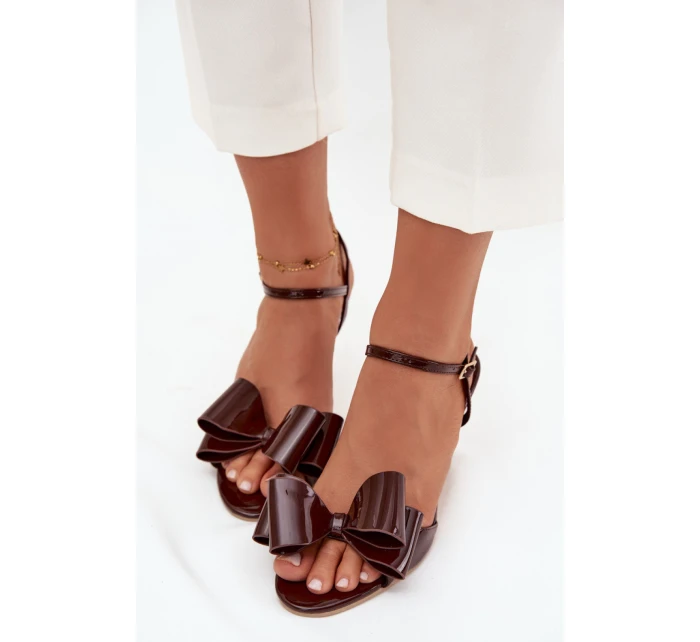 Sandály na podpatku model 222271 Step in style Sandály na podpatku model 222271 Step in style