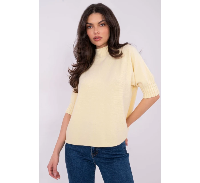 Svetr s krátkým rukávem model 222442 Italy Moda Svetr s krátkým rukávem model 222442 Italy Moda