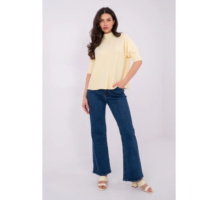 Svetr s krátkým rukávem model 222442 Italy Moda Svetr s krátkým rukávem model 222442 Italy Moda