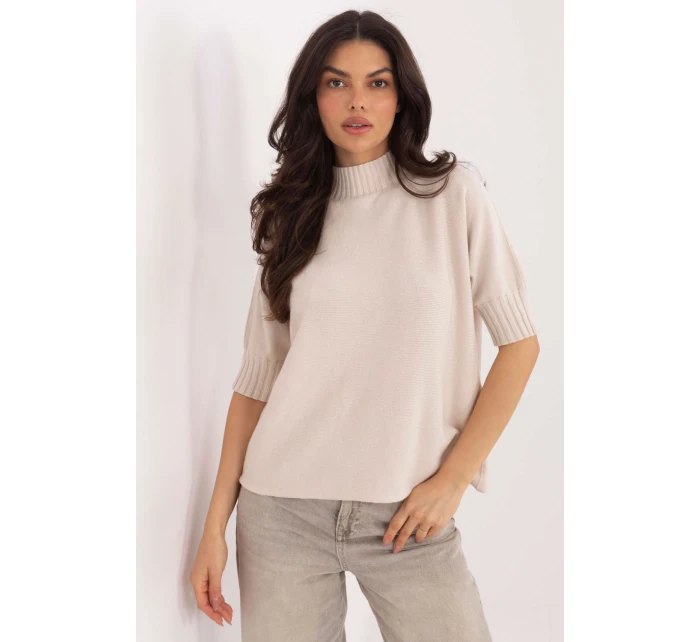 Svetr s krátkým rukávem model 222445 Italy Moda Svetr s krátkým rukávem model 222445 Italy Moda