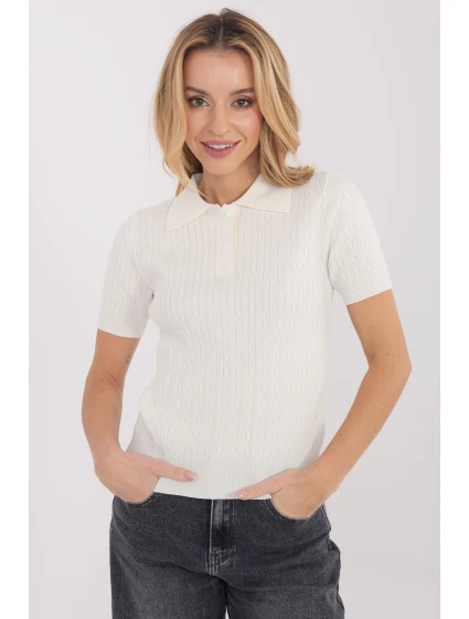 Svetr s krátkým rukávem model 222825 Factory Price Svetr s krátkým rukávem model 222825 Factory Price