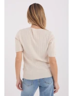 Svetr s krátkým rukávem  model 222832 Factory Price