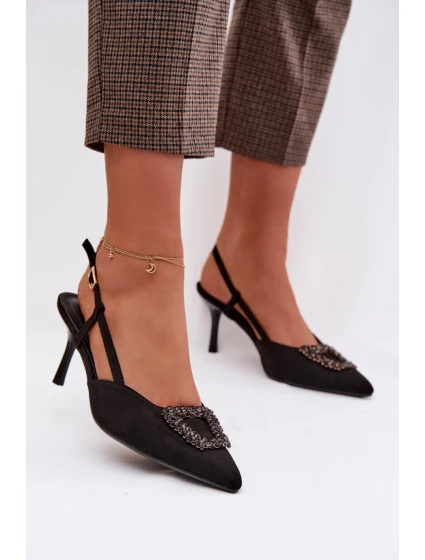 Sandály na podpatku model 224464 Step in style Sandály na podpatku model 224464 Step in style