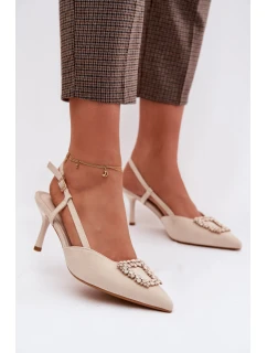 Sandály na podpatku  model 224466 Step in style