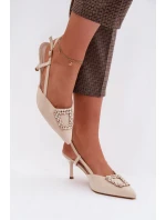 Sandály na podpatku  model 224466 Step in style