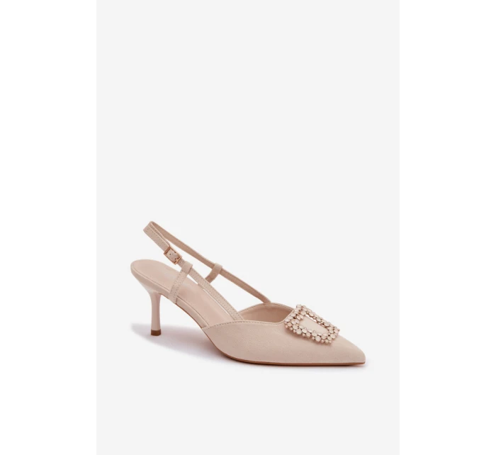 Sandály na podpatku model 224466 Step in style Sandály na podpatku model 224466 Step in style