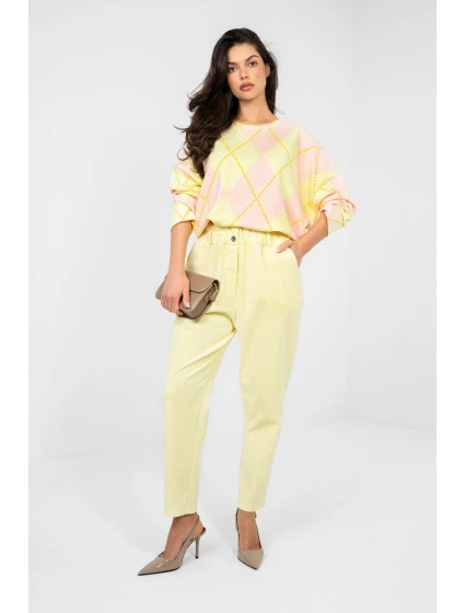 Kordové kalhoty model 224840 Italy Moda Kordové kalhoty model 224840 Italy Moda