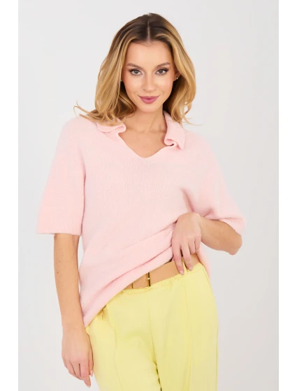 Svetr s krátkým rukávem model 224866 Italy Moda Svetr s krátkým rukávem model 224866 Italy Moda