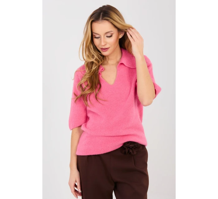 Svetr s krátkým rukávem model 224868 Italy Moda Svetr s krátkým rukávem model 224868 Italy Moda