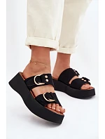 ~Klapki na platformie model 226359 Step in style