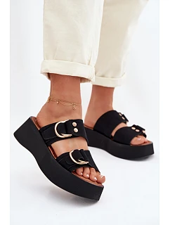 ~Klapki na platformie model 226359 Step in style