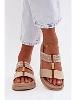 Klapky na platformě model 226369 Step in style