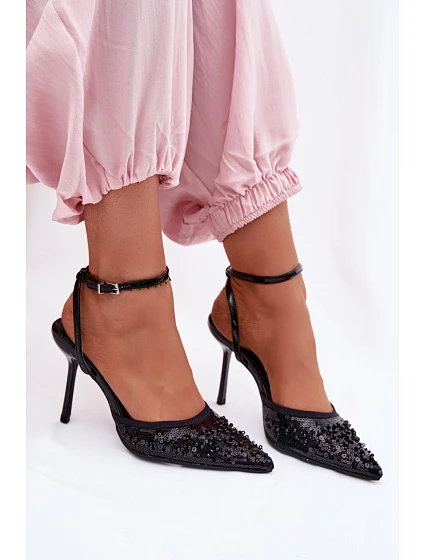 Sandály na podpatku model 226510 Step in style Sandály na podpatku model 226510 Step in style