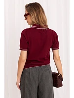 Svetr s krátkým rukávem model 230910 Italy Moda Svetr s krátkým rukávem model 230910 Italy Moda