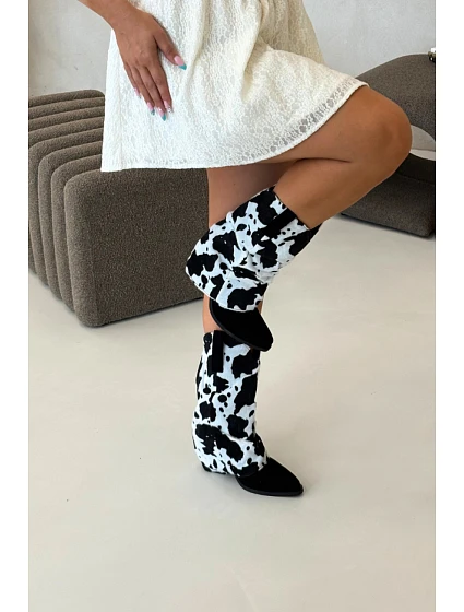 Boty na podpatku model 230927 Step in style Boty na podpatku model 230927 Step in style