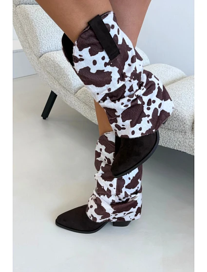 Boty na podpatku model 230928 Step in style Boty na podpatku model 230928 Step in style