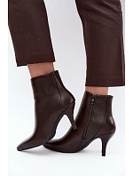 Boty na podpatku model 230929 Step in style Boty na podpatku model 230929 Step in style