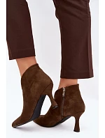 Boty na podpatku model 230936 Step in style Boty na podpatku model 230936 Step in style