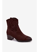 Boty na podpatku model 230938 Step in style Boty na podpatku model 230938 Step in style