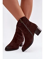 Boty na podpatku model 230938 Step in style Boty na podpatku model 230938 Step in style
