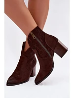 Boty na podpatku  model 230940 Step in style