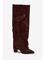 Kozačky na podpatku model 230965 Step in style Kozačky na podpatku model 230965 Step in style