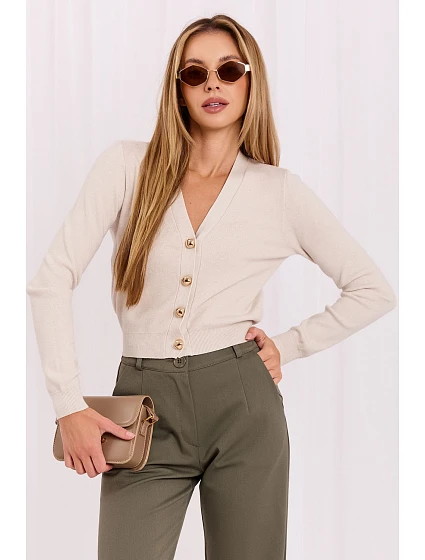 Svetr na zapínání model 231487 Italy Moda Svetr na zapínání model 231487 Italy Moda