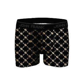 Pánské boxerky John Frank JFBDMET101-CHAIN GOLD