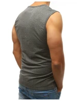 Pánské tílko bez potisku antracitové Dstreet RX3511