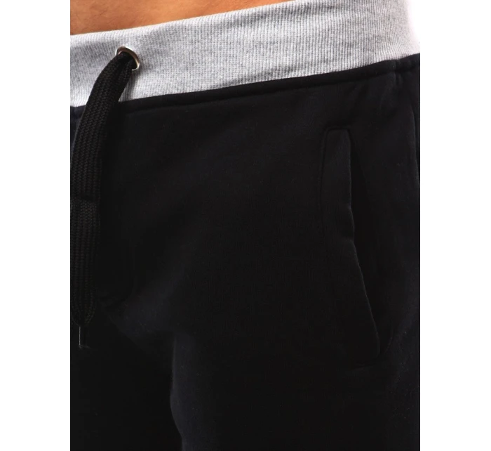 Pánské černé tepláky Dstreet UX2213 Pánské černé tepláky Dstreet UX2213