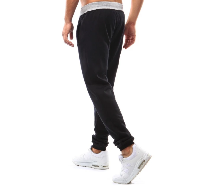 Pánské černé tepláky Dstreet UX2213 Pánské černé tepláky Dstreet UX2213