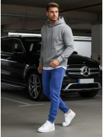 Pánské modré tepláky Dstreet UX2710 Pánské modré tepláky Dstreet UX2710