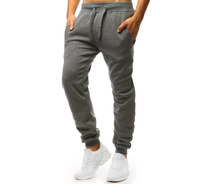 Pánské tmavě šedé tepláky Dstreet UX2872 Pánské tmavě šedé tepláky Dstreet UX2872