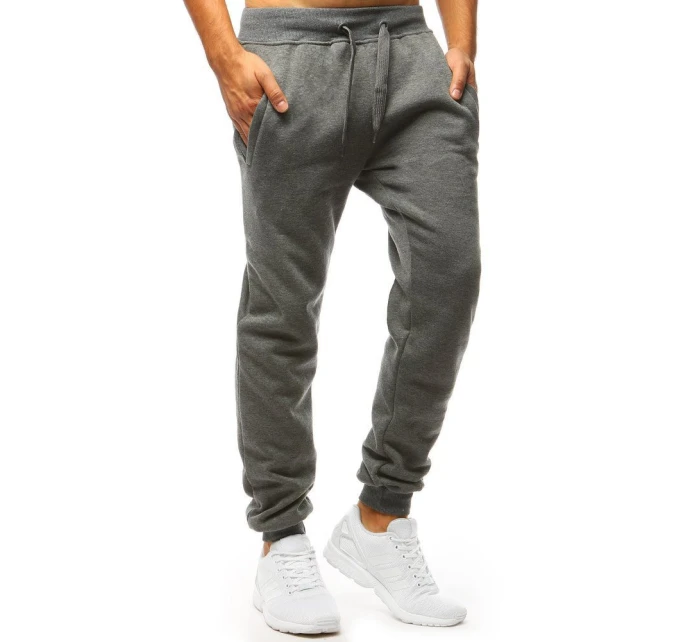 Pánské tmavě šedé tepláky Dstreet UX2872 Pánské tmavě šedé tepláky Dstreet UX2872