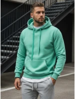 Pánská mikina s kapucí mint Dstreet BX4946 Pánská mikina s kapucí mint Dstreet BX4946