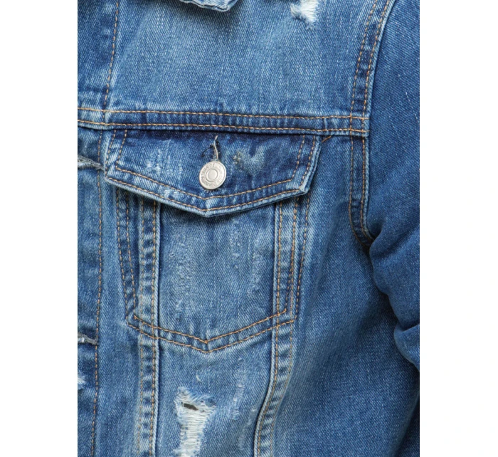 Pánská džínová bunda modrá Dstreet model 21962725 - FashionStreet Pánská džínová bunda modrá Dstreet model 21962725 - FashionStreet