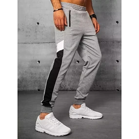 Pánské světle šedé teplákové kalhoty Dstreet model 21963035 - FashionStreet