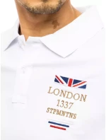 Polokošile s výšivkou bílá Dstreet PX0436