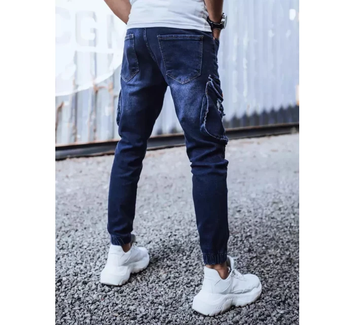 Pánské bojové džínové kalhoty tmavě modré Dstreet UX3262 Pánské bojové džínové kalhoty tmavě modré Dstreet UX3262