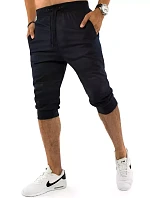 FashionStreet pánské tmavě modré teplákové šortky SX1536