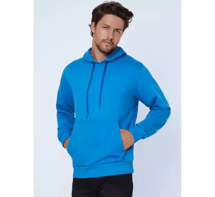 Pánská mikina s kapucí modrá Dstreet BX5024 Pánská mikina s kapucí modrá Dstreet BX5024